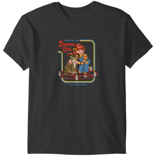 Discover Caring For Your Demon Cat T-Shirts