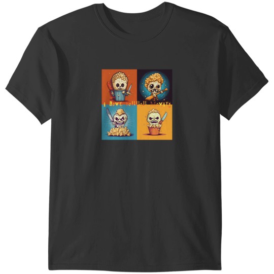 Discover I Love Horror Movies 25 T-Shirts