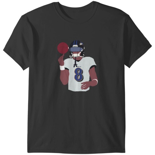 Discover Lamar Jackson With Football T-Shirts