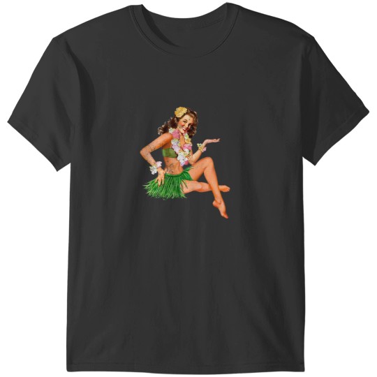 Discover Hawaiian Hula Girl T-Shirts