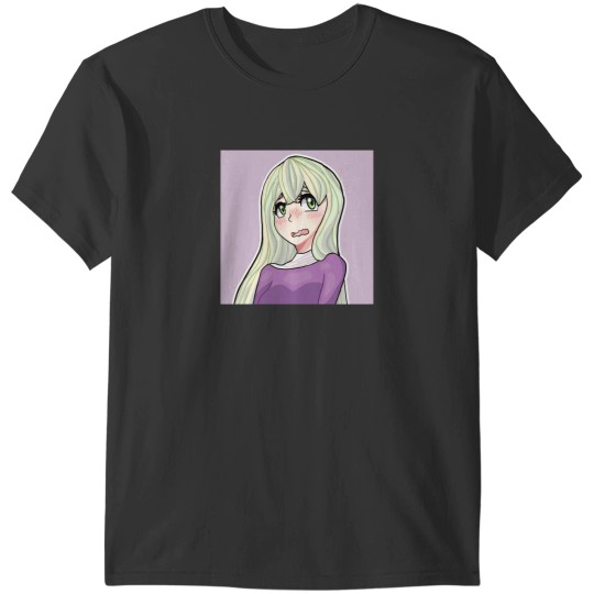 Discover Pastel Green Anime Girl T-Shirts