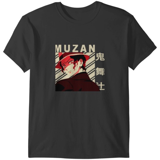 Discover Lucky Think Fast In Every Position Muzan Kibutsuji Vintagess Art Gifts For Fan T-Shirts