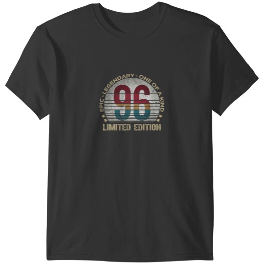 Discover 96 Year Old Gifts Limited Edition  96th Birthday T-Shirts
