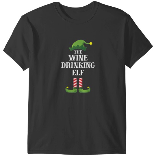 Discover winess Drinking Elf Matching Family Group Christmas T-Shirts