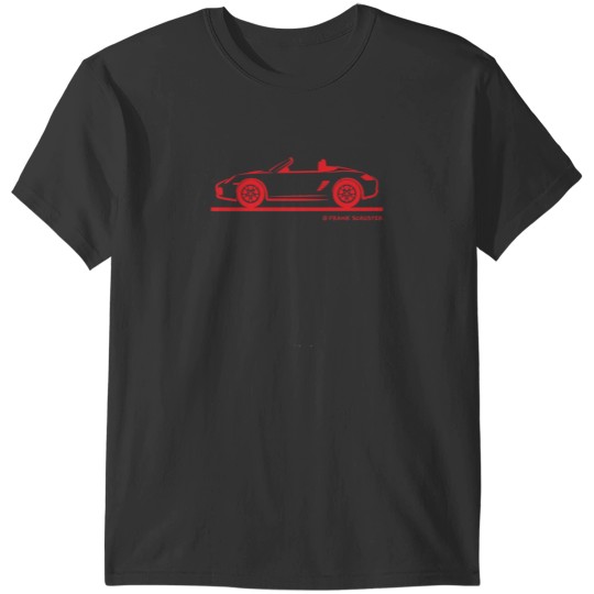 Discover 987 Boxster 987 Red Top Down T-Shirts