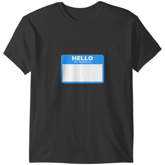 Discover Name Tag Super Size Blue Essential T-Shirts