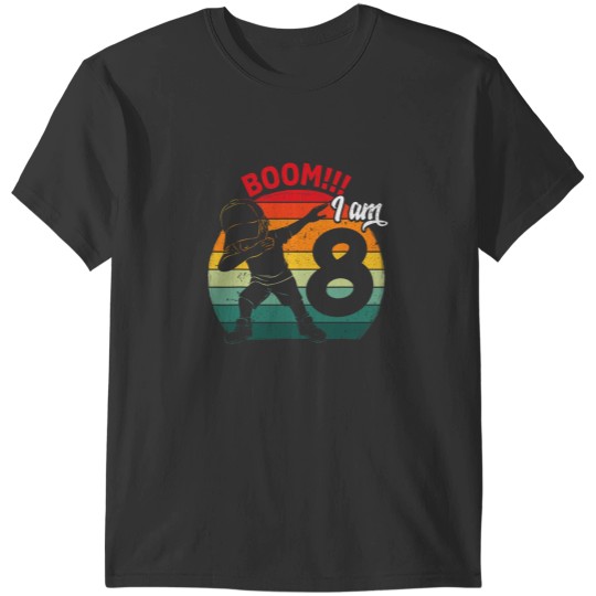 Discover Dabbings Boy 8th Birthday Party 8 Eight Years Old Kids Boys T-Shirts