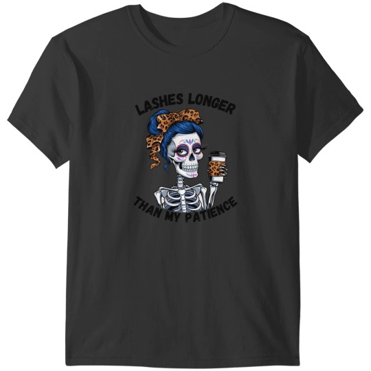 Discover Lashes Longer Funny Fitted T-Shirts