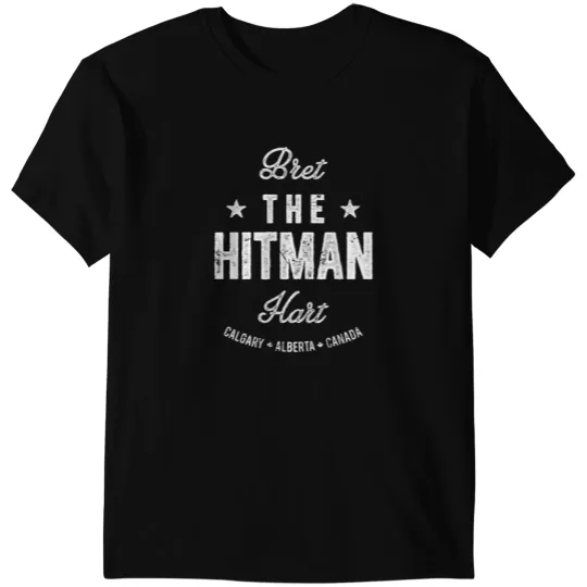 Discover Bret Hart The Hitman HartFight Type T-Shirts
