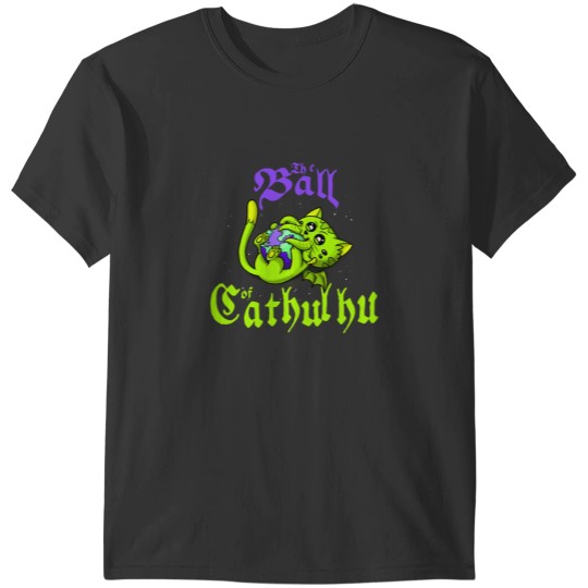 Discover Cute Kawaii Cathulhu Eating the World Cat Cthulhu Necronomicon funny kitty kraken TSh T-Shirts
