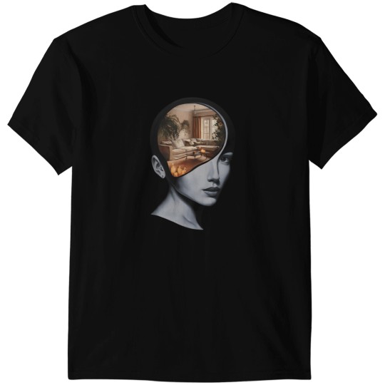 Discover Woman Thinking About Home T-Shirts