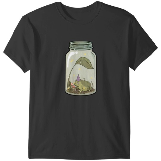 Discover Wizard Frog In Mason Jar T-Shirts