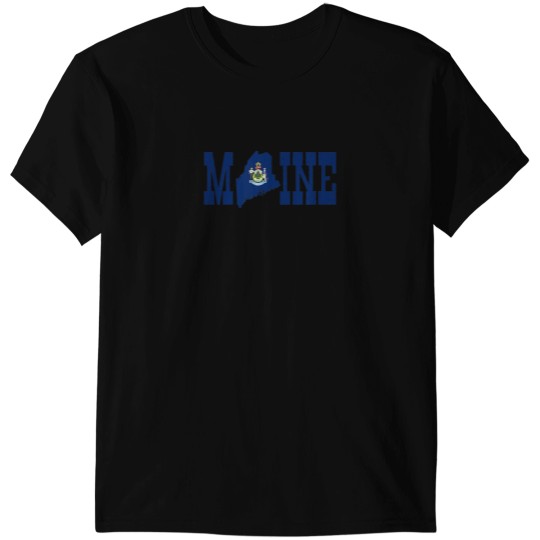 Discover Maine Pride State Flag T-Shirt