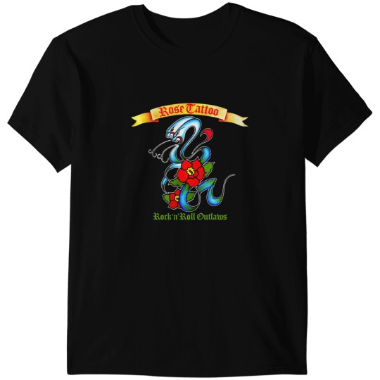 Discover Art 03 Rose Tattoo rock and roll outlaws T-Shirts