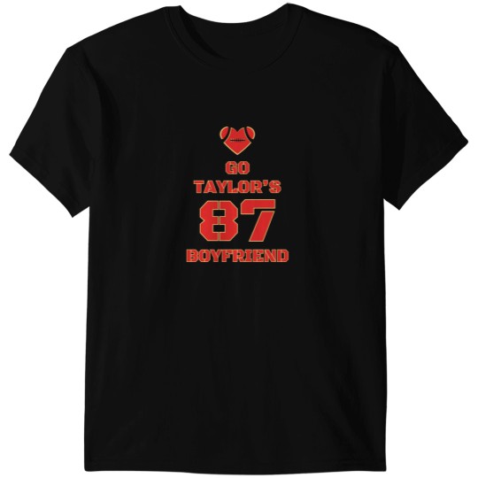Discover Football Fan Taylors Boyfriend 87 Swift Love Kelce T-Shirts