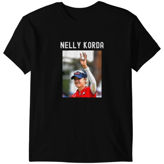 Discover Golfer Nelly Korda T-Shirts