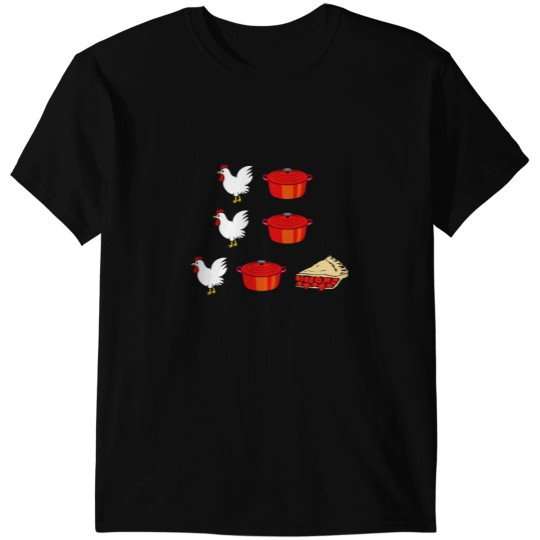 Discover Chicken pot Chicken pot Chicken Pot Pie David Crosss appearance on Just shoot me... Class 1 T-Shirts