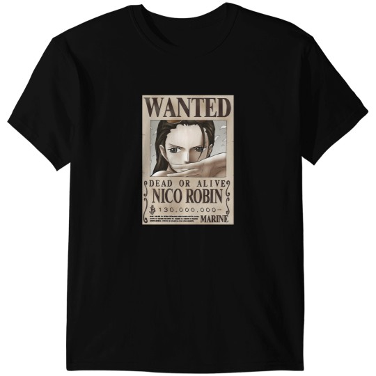 Discover Nico Robin Wanted Poster T-Shirts