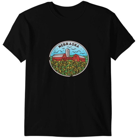 Discover Nebraska Wesleyan Prairie Wolves Sticker T-Shirts