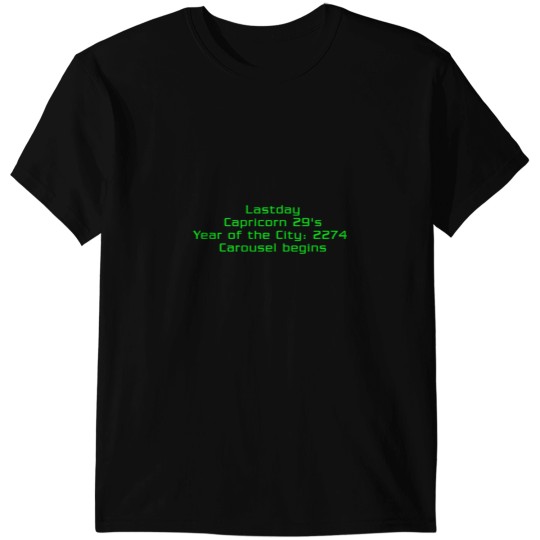 Discover Last Day Carousel Begins! Logans Run Inspired T-Shirts