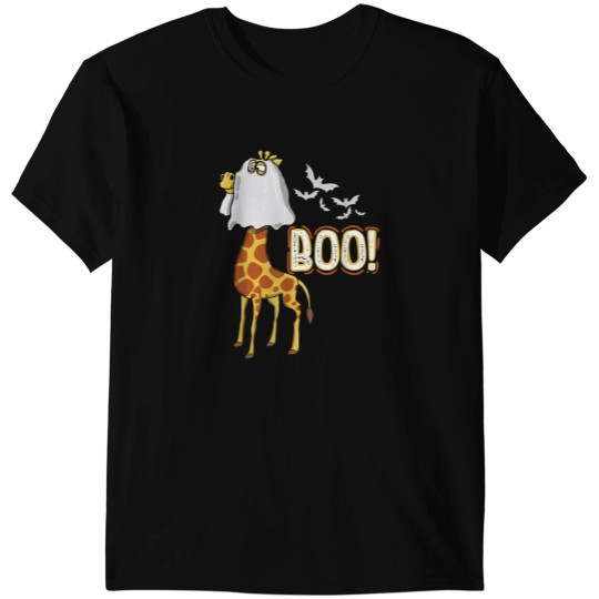 Discover Giraffe Boo Halloween Fun Costume Party T-Shirts