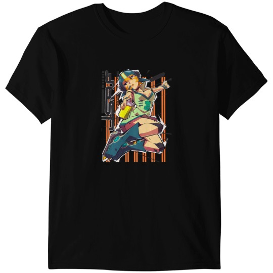 Discover Jet Set Radio Game Action Developed By Smilebit Controls A Gang Of Youths Who Use Inline Skates To Walk Gum Jsrf Gifts For Fan T-Shirts