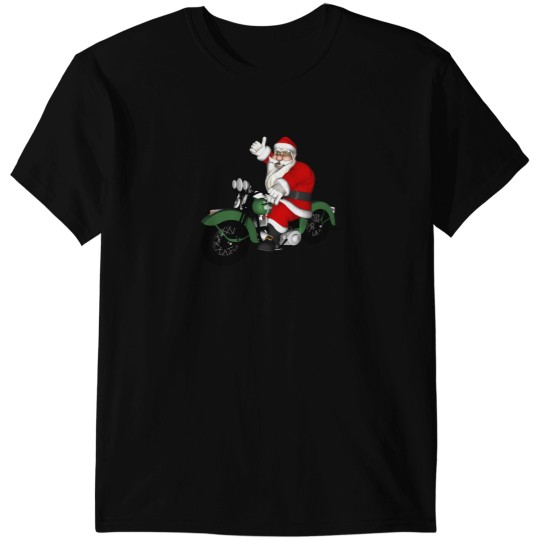 Discover Vintage Biker Santa Claus T-Shirts