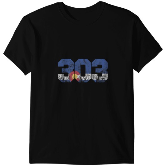 Discover Area Code 303 Colorado T-Shirts