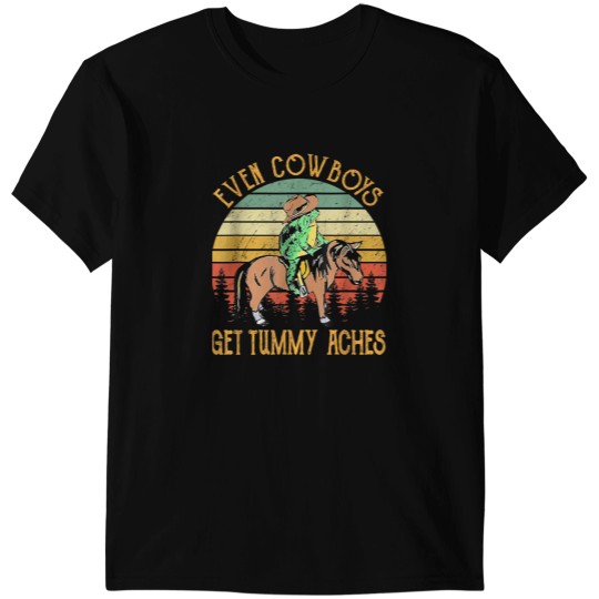 Discover Even Cowboys Get Tummy Aches Kawaii Frog T-Shirts