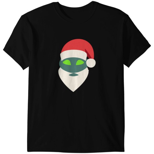 Discover Alien Head Santa Claus T-Shirts