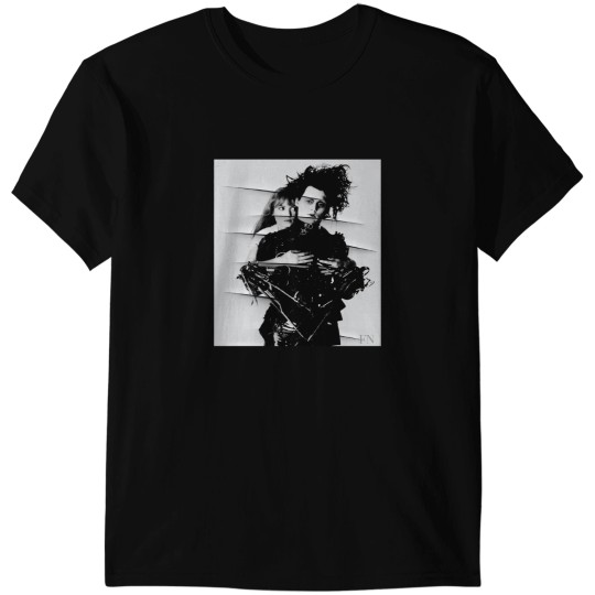 Discover Edward Scissorhands amp Kim Souvenir photos from the personal family album by Fausto Novell T-Shirts