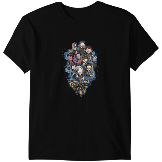 Discover Baldurs gate full party T-Shirts