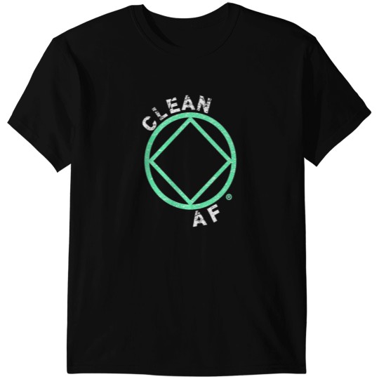Discover Clean AF Distressed Narcotics Anonymous AA Gifts T Shirt T-Shirts