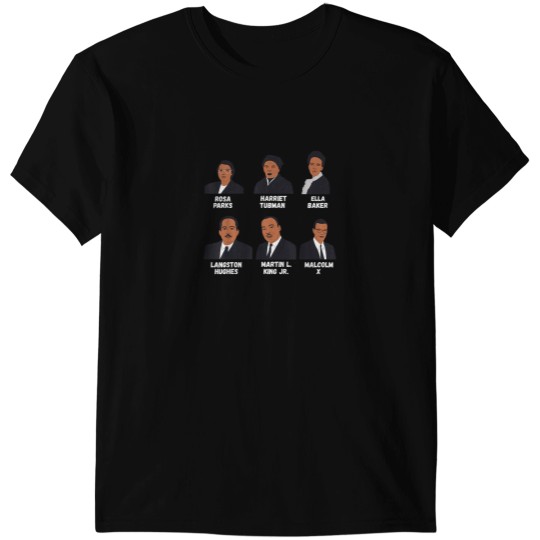 Discover Black Leaders Inspiring Black History African Am T-Shirts