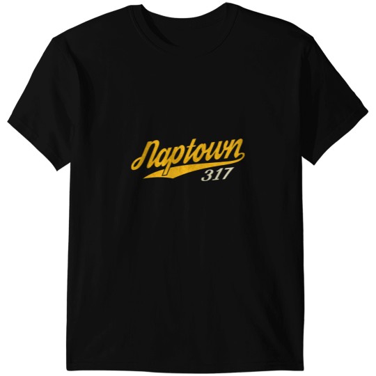 Discover Naptown 317 Naptown Area Code Vintages Pride City Tee T-Shirts