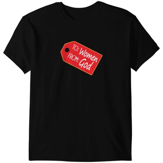 Discover To Women From God Design Funny Christmas Gift Graphic T-Shirts