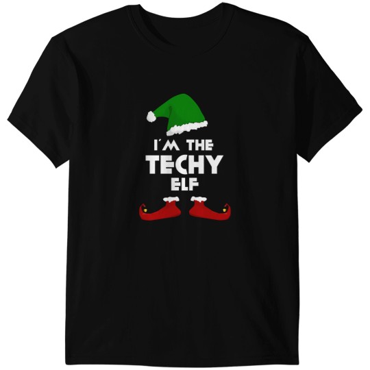 Discover I'M The Techy Elf - Family Funny Christmas Shirts T-Shirts
