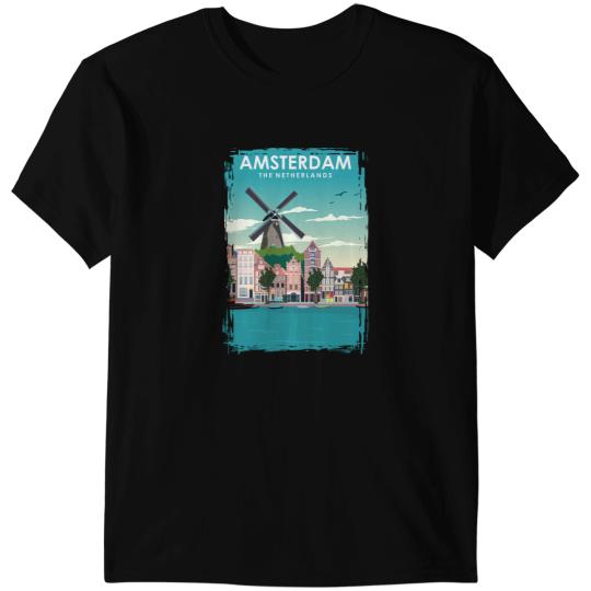 Discover Amsterdam Travel T-Shirts