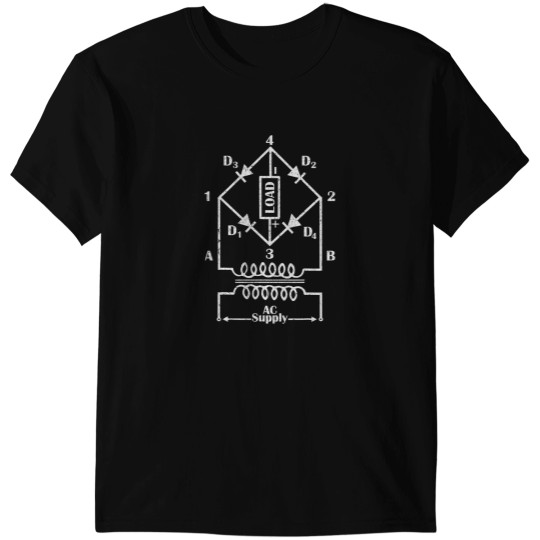 Discover Bridge Rectifier Electrical Engineering T-Shirts