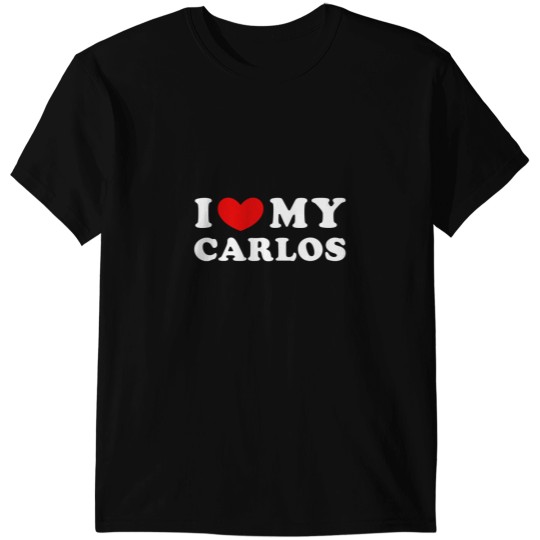 Discover i love my carlos, i heart my carlos T-Shirts