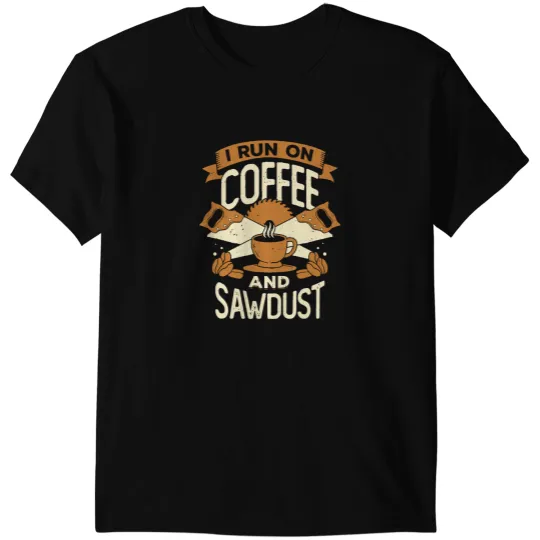 Discover I Run On Coffee And Sawdust T-Shirts
