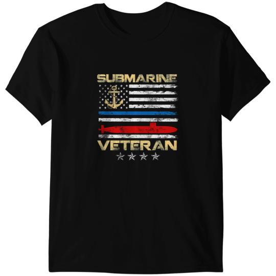 Discover Us Navy Submarine Service Veteran T-Shirts