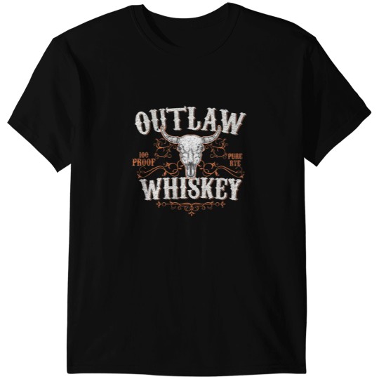 Discover Outlaw Whiskey Country Vintages Graphic T-Shirts
