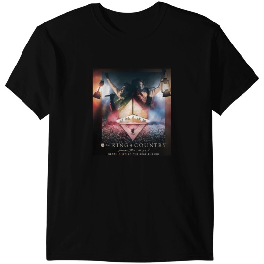 Discover FOR THE KING COUNTRY BURN THE SHIPS TOUR T-Shirts