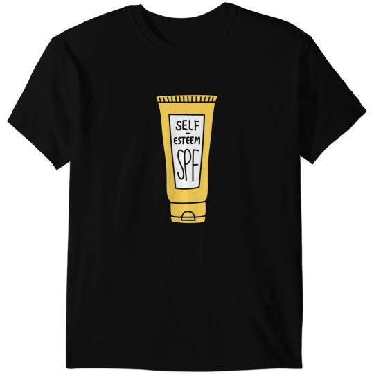 Discover Self-esteem sunscreen SPF skincare T-Shirts