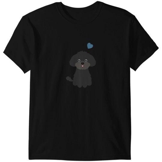 Discover Love Black Shih Poo Shihpoo Shih Tzu Poodle Mix T-Shirts