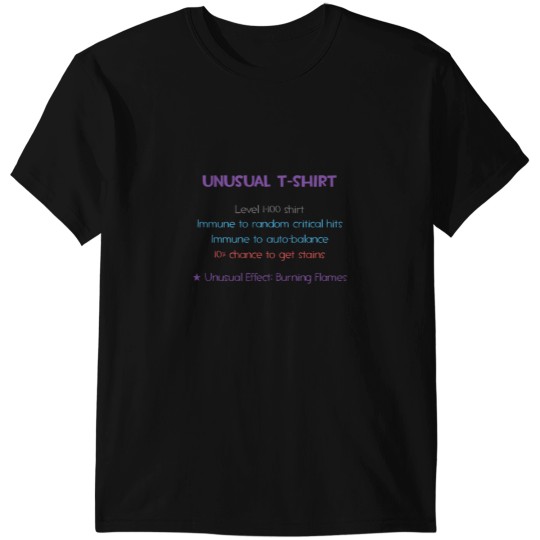 Discover Team Fortress 2 TF2 Burning Flames Unusual Hat T-Shirt