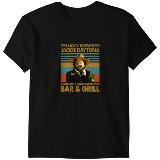 Discover Lucky Brews Jackie Daytona Regular Human Partender Bar amp Grill Essential T-Shirts