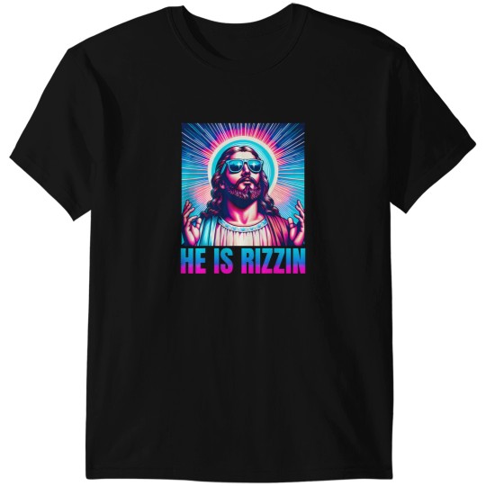Discover Jesus Is Rizzin Cool Jesus He Is Risen T-Shirts