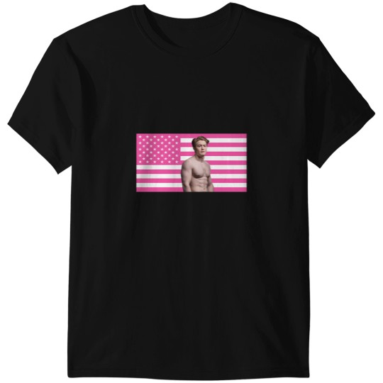 Discover Kit Connor Pink Flag T-Shirts